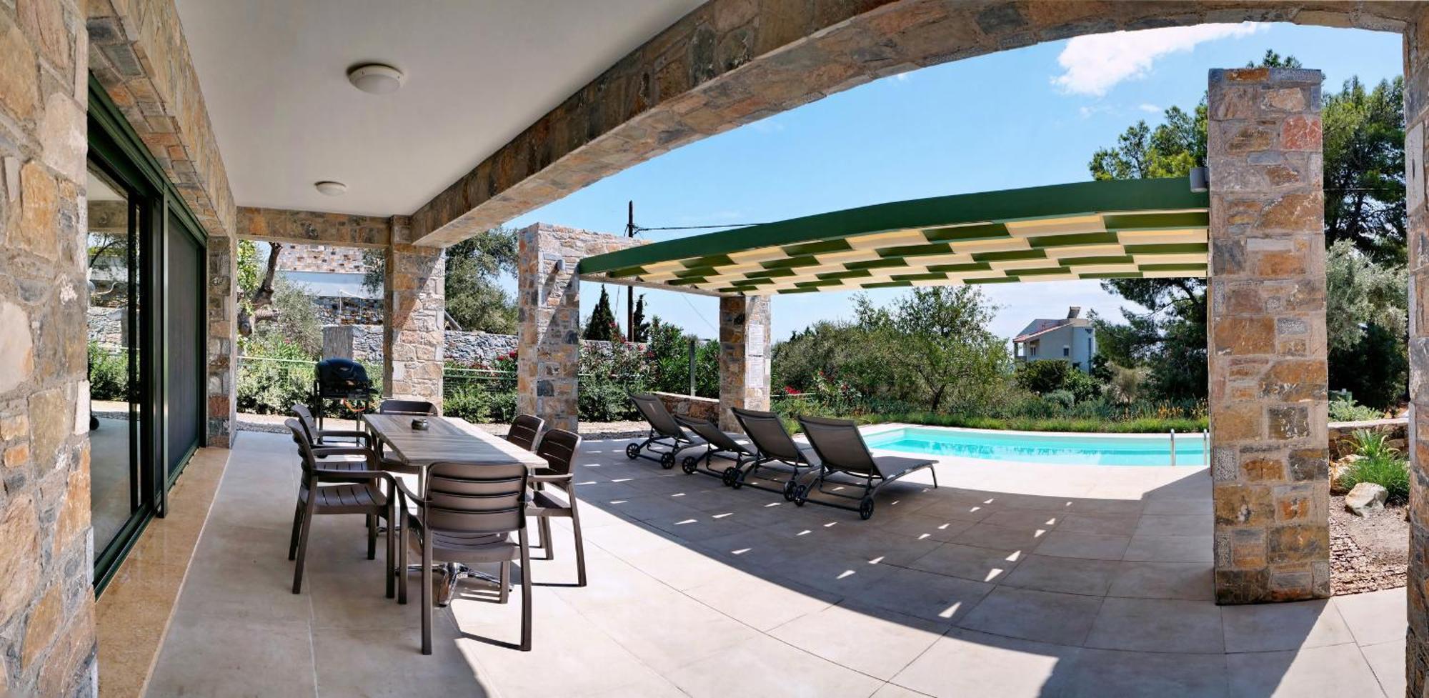 Ouzo Stone House 1 With Private Pool Villa Plomari Exterior foto