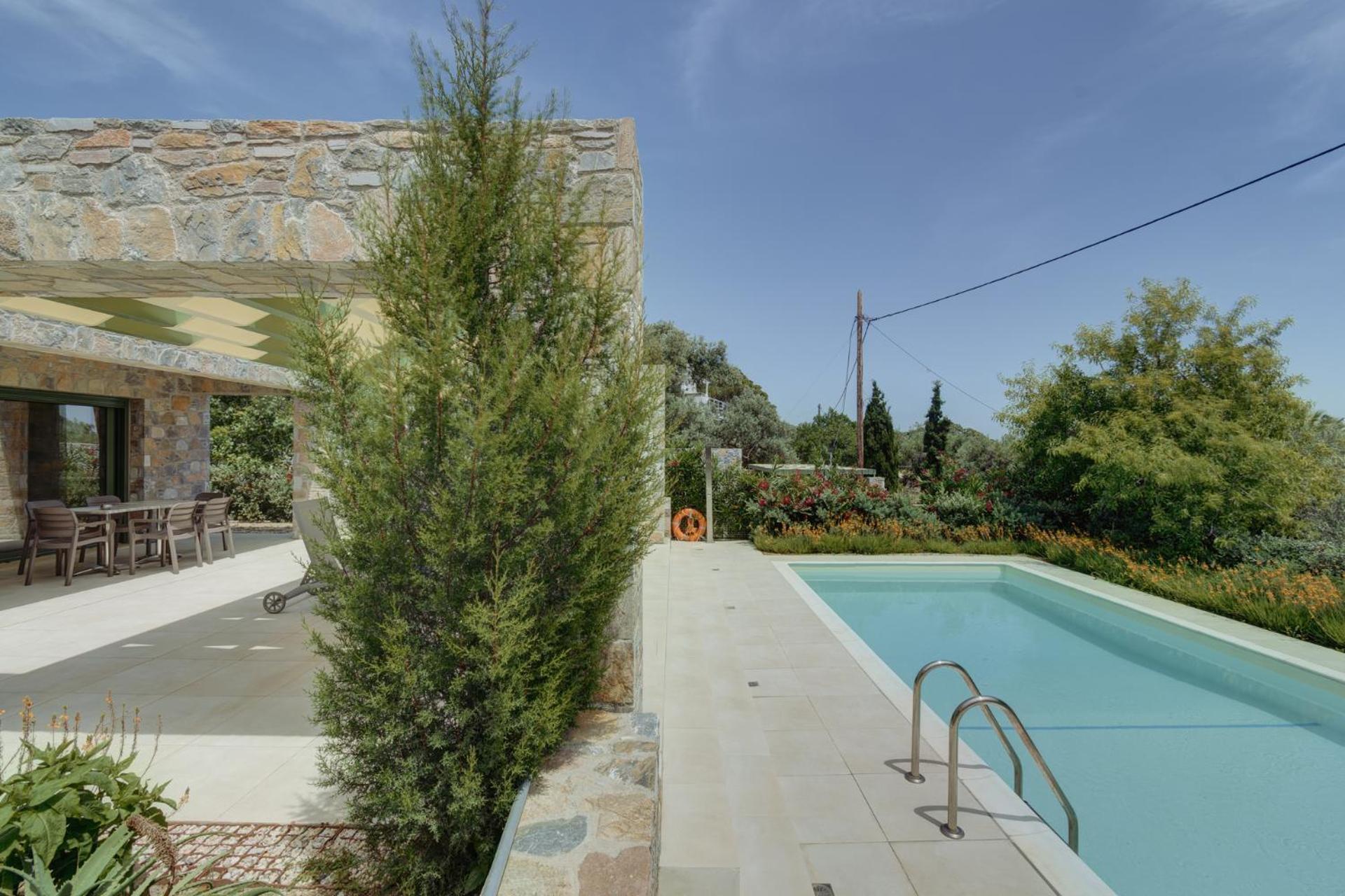 Ouzo Stone House 1 With Private Pool Villa Plomari Exterior foto