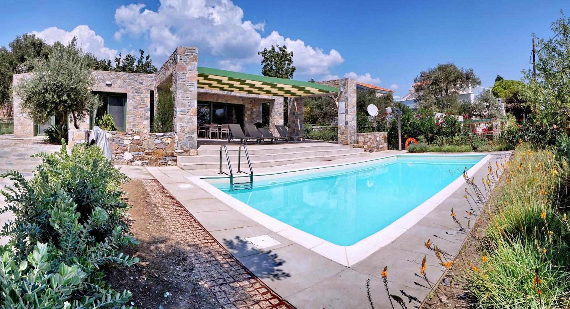 Ouzo Stone House 1 With Private Pool Villa Plomari Exterior foto