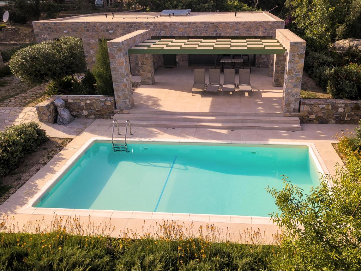 Ouzo Stone House 1 With Private Pool Villa Plomari Exterior foto